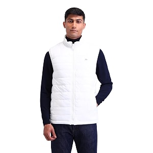 Arrow Sports Mens Grey Solid High neck