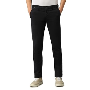 Arrow Sports Mens Solid Mid Rise Cotton