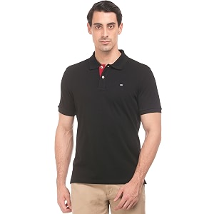 Arrow Sports Mens Solid Regular Fit Polo