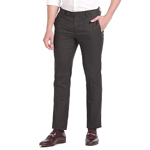 Arrow Tailored Fit Formal Trousers for Men