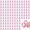 Arrowbash 100 Pcs Breast Cancer Fidget Spinners Pink Ribbon Favors, Pink
