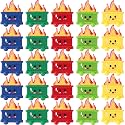 Arrowbash 25 Set Mini Resin Dumpster Figurine Gift Desk Accessory, Rainbow