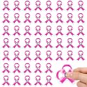 Arrowbash 50 Pcs Breast Cancer Fidget Spinners Pink Ribbon Favors
