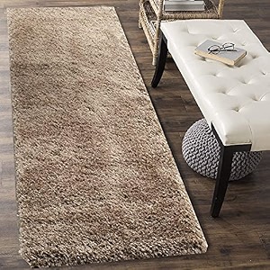 design polyester shaggy bedside runner soft rug for bedroom living room kitchenmouse size 2x3 feet