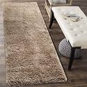 Design Polyester Shaggy Bedside Runner, Soft Rug for Bedroom Living Room Kitchen,Mouse Size 2x4 feet
