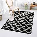 Arsh Fabs Velvet Indoor Modern Shag Area Rug Carpet with Feather Touch for Dining Room, Living Room, Home Bedroom (Multi-1, 5x7 feet) (Multi04, 5x7 feet)