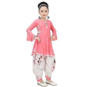 arshia fashions girls kurti and dhoti set gr00465