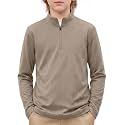 Arshiner Boy's Quarter Zip Pullover Lightweight Mock Neck Active Tops