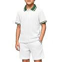 Arshiner Boys 2 Piece Outfits Button Polo
