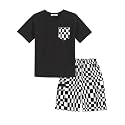 Arshiner Boys39 2-Piece Cotton Outfit Short Sleeve