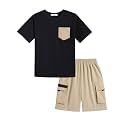 Arshiner Boys39 2-Piece Cotton Outfit Short Sleeve