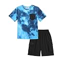 Arshiner Boys39 2-Piece Cotton Outfit Short Sleeve