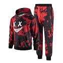 Arshiner Boys Athletic Sweatsuit Pullover Hoodie Sweatshirt and Joggers Set