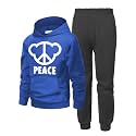 Arshiner Boys Athletic Sweatsuit Pullover Hoodie Sweatshirt and Joggers Set
