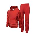 Arshiner Boys Athletic Sweatsuit Pullover Hoodie Sweatshirt and Joggers Set