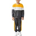 Arshiner Boys Clothes 2 Piece Pants Set Color Block Sweatsuits Fall Outfits