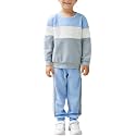 Arshiner Boys Clothes 2 Piece Pants Set Color Block Sweatsuits Fall Outfits