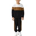 Arshiner Boys Clothes 2 Piece Pants Set Color Block Sweatsuits Fall Outfits