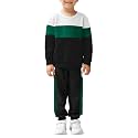 Arshiner Boys Clothes 2 Piece Pants Set Color Block Sweatsuits Fall Outfits