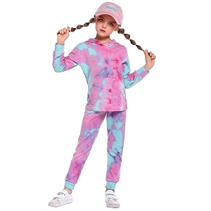 Arshiner Girls 2 Piece Rayon Print Pullover