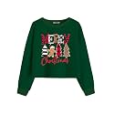 Arshiner Girls Crop Tops Kids Long Sleeve Pullover Sweatshirts Girls Cropped Crewneck Sweatshirt for Teen Girl