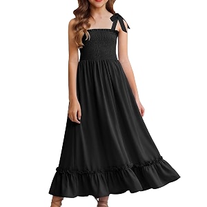 Arshiner Girls Summer Dress Boho Beach Casual