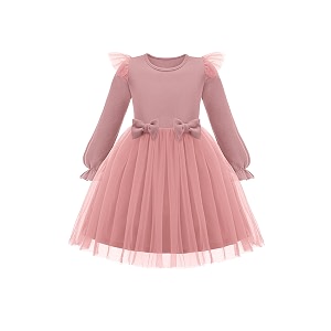 Arshiner Toddler Girls Tulle Dresses with Bow