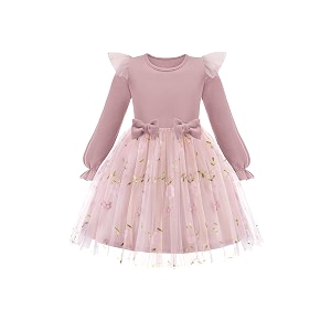 Arshiner Toddler Girls Tulle Dresses with Bow