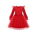 Arshiner Toddler Girls Tulle Dresses with Bow