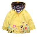 Arshiner Toddler Girls Waterproof Hooded Coat Jacket Outwear Raincoat