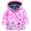Arshiner Toddler Girls Waterproof Hooded Coat Jacket Outwear Raincoat