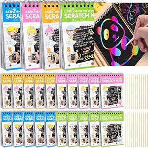 kids stationery notebook sketch scratch paper drawing note book ideal for school art projects and creative fun pack of 15