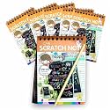 Return Gifts for Birthday for Kids Party Bulk Scratch Note Book, Magic Book Return Gifts for Kids Children Girls, Boys Best, Multicolor - 6 x 4 inch (Pack of 8)