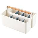 Art Supply Caddy Organizer with Handle,Teacher Tool Storage with Divider