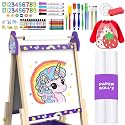 Art Easel for Kids Easel for Toddlers,Adjustable Wooden Easels