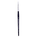 Art Essentials Oyster White Synthetic Hair Brush for Mixed Media, Watercolour, Acrylic, Gouache, Fabric &amp; Hobby Painting - Series 970 - Round - Short Handle - Size: 8, with Great Flow Control