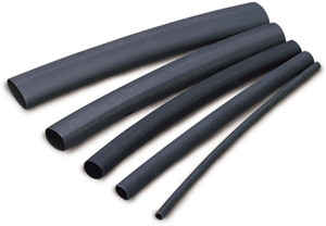 art ifact 10 meters black polyolefin heat shrink tubes 2 meters each 2 3 4 5 and 6mm heat shrink cable sleeve 0 mm