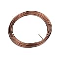 ART IFACT 50 Meters Enameled Copper Wire of 25 Gauge - 99.9% Pure Copper Wire on Spool- Winding Wire - Magnetic Wire (25 Gauge (0.51 mm Diameter))