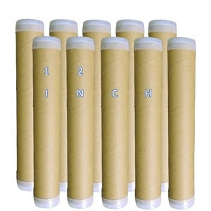 art mailing tubes with caps amp label sticker by airkart for packing amp shipping documents maps drawings paintings amp art work 2 inch diameter length 12 inches 305 cm pack of 10
