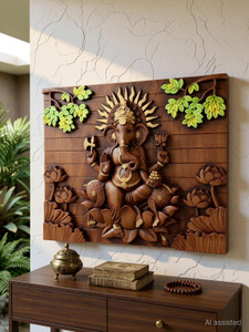 ART OCEAN Divine Lord Ganesha 3D Wall
