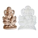 18-Inch Fibreglass Ganesha Idol Making Mold – Durable Reusable Mould for Eco-Friendly Clay, POP and Cement Idols