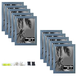 art street a4 size certificate document photo frames set of 10 for home decoration living room office decoration blue size 834 x 1234