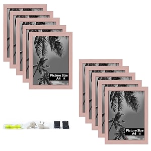 art street a4 size certificate document photo frames set of 10 for home decoration living room office decoration pink size 834 x 1234