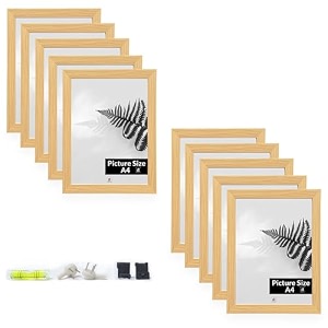 art street a4 size certificate document photo frames set of 10 for home decoration living room office decoration size 8x12 inch