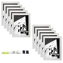 Art Street A4 Size Certificate, Document Photo Frames, Set of 10fFor Home Decoration, Living Room, Office Decoration (White, Size: 8x12 Inch)