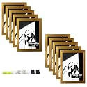 Art Street A4 Size Certificate, Document Photo frames Set Of 10 For Home Decoration, Living Room, Office Decoration (Vintage Gold, Size: 8" x 12")