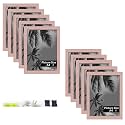 Art Street A4 Size Certificate, Document Photo frames Set Of 10 For Home Decoration, Living Room, Office Decoration (Pink, Size: 8" x 12")