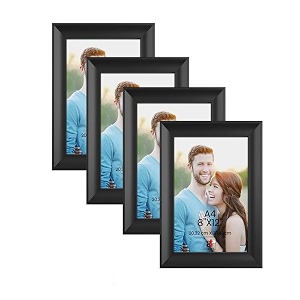 art street a4 size photo frame for wall set of 4 premium black cave picture frame size -8x12 inches