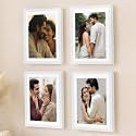 Art Street Premium Photo Frame for living room, Classic Aesthetic Design Photo Frames for Photograph, Art Work, Kids Room Set of 4 (6x8 Inch, White)