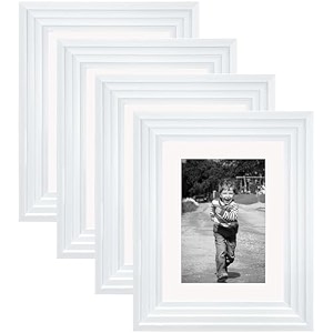 art street luxury photo frame for living room modern step design photo frames for photograph art work kids room set of 4 6x8 inch white